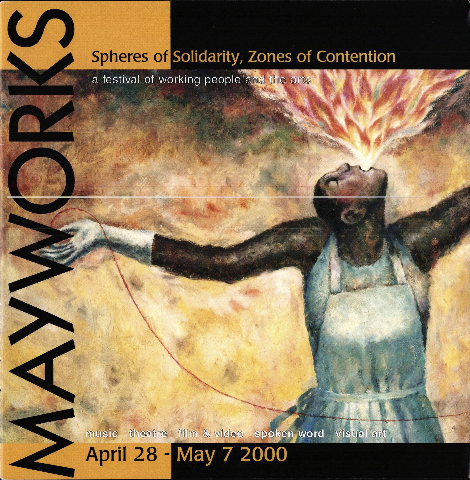 Festival program cover Mayworks 2000